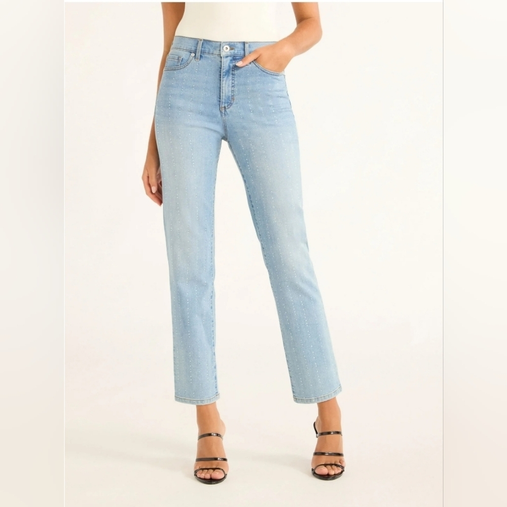 Sofia Jeans Women's Beatrix Relaxed Boyfriend Mid Rise Jeans, 27" Inseam